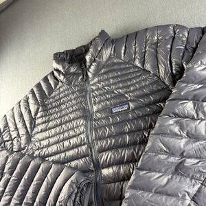 Patagonia Jacket Men's L Blue Alplight Down Puffer Netplus 800 Fill Gorpcore